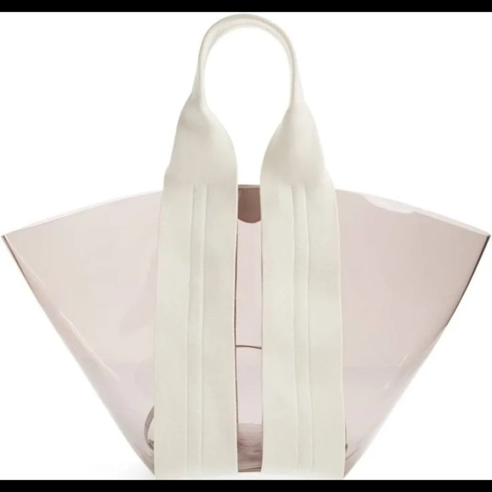 Rebecca Minkoff Fan Clear PVC Tote Bag